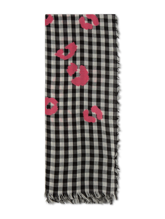 Bild von Baumwollschal mit Muster-Mix