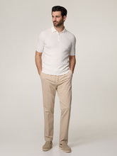 Bild von Strickpoloshirt aus Baumwolle