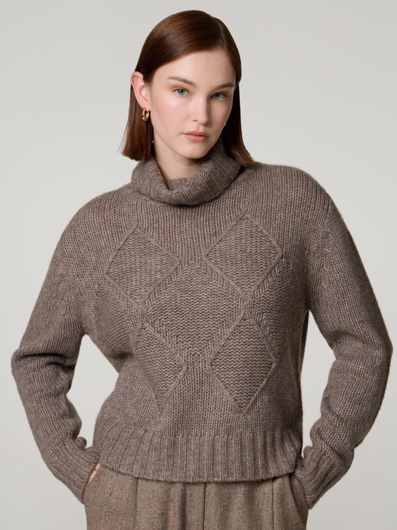 Image sur Rollkragen Pullover mit Cashme
