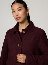 Image sur Veste en cuir velours