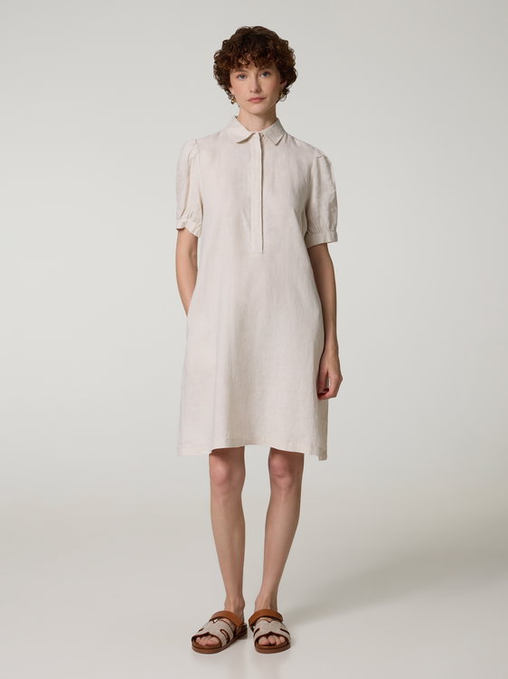 Bild von Midikleid  aus Leinen