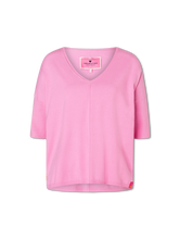 Image sur T-shirt en maille fine