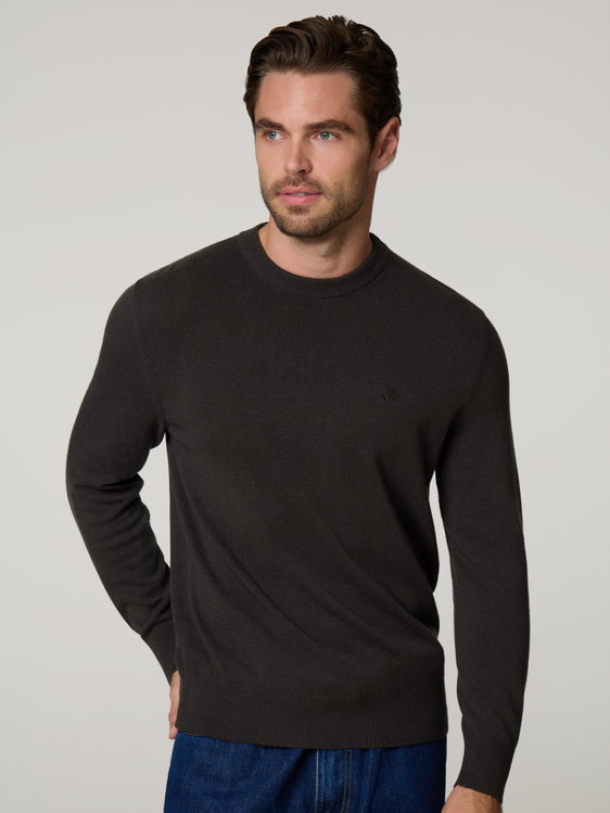 Image sur Pull en tricot de laine vierge