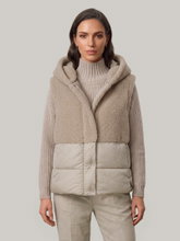 Bild von Steppgilet m Teddy-Look LUCINDA