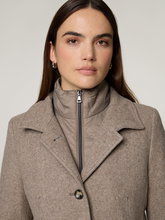 Image sur Manteau en laine à col montant