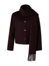 Bild von Wolljacke mit Schal
