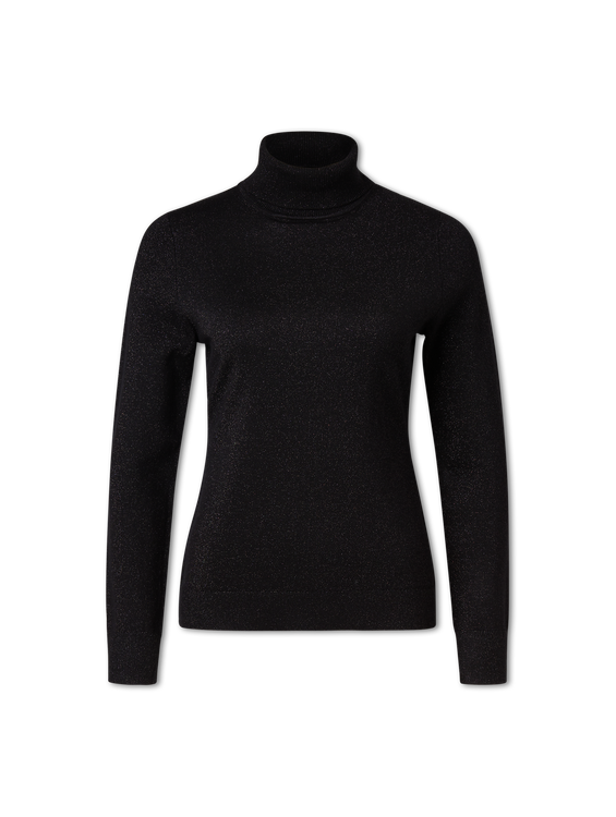 Image sur Pull à col roulé pailleté