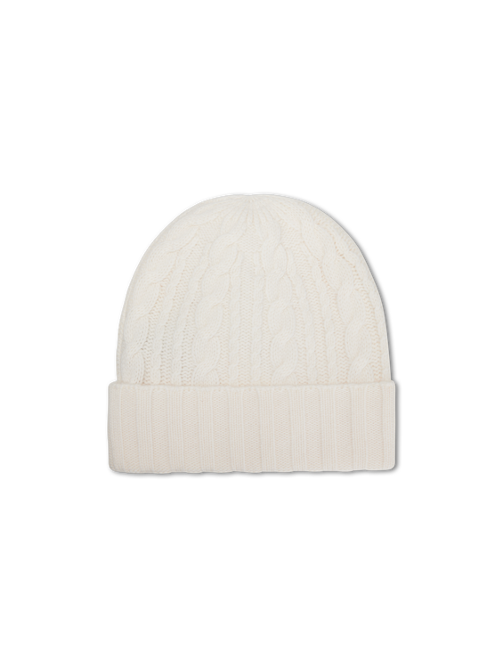 Bild von Mütze mit Zopfmuster