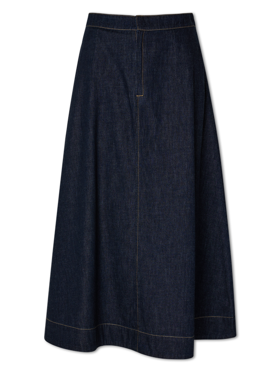 Bild von Jupe aus leichtem Denim