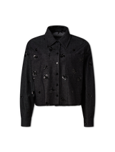 Bild von Jeansjacke mit Pailletten