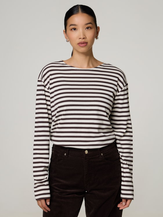 Bild von Langarmshirt mit Baumwolle