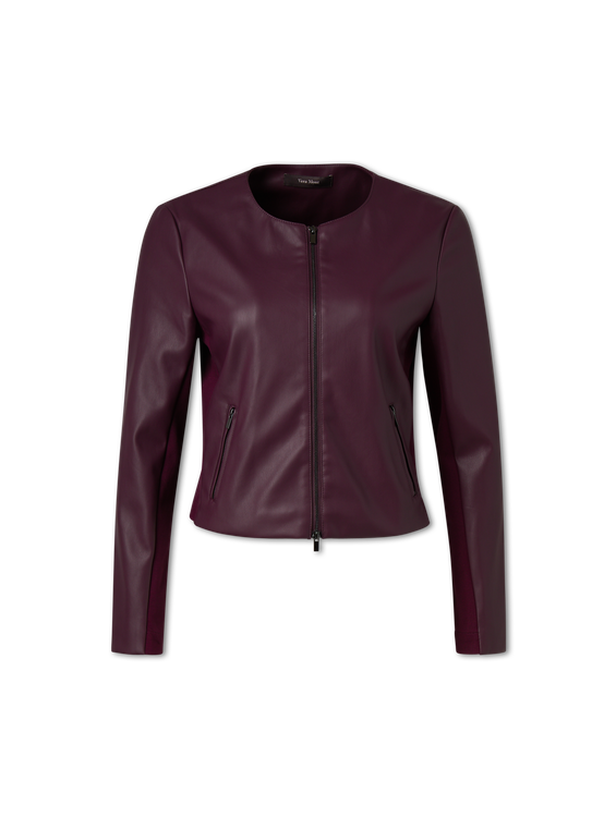 Image sur Veste blazer en simili cuir