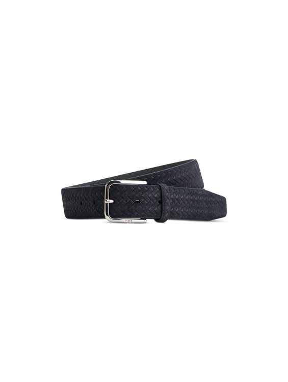 Bild von Flechtgürtel aus Veloursleder