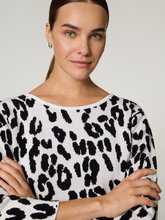Image sur Pull brodé avec motif léopard