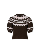 Bild von Kurzarmpullover aus Strick