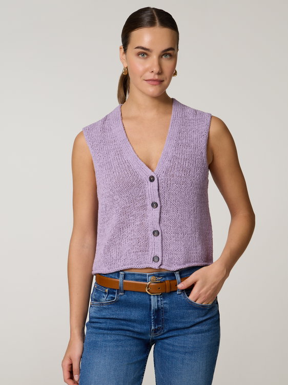 Bild von Gilet aus Grobstrick