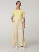 Bild von Leinenhose mit weitem Bein CARA