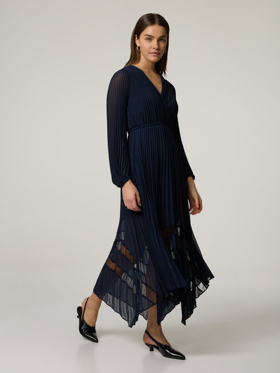 Image sur Robe midi plissée