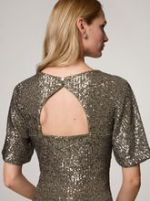 Image sur T-shirt à paillettes