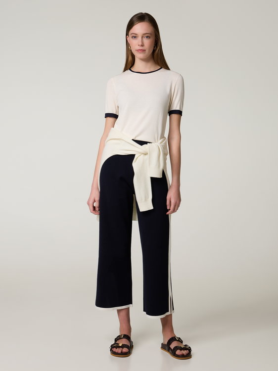 Image sur Pantalon en maille avec cachemire