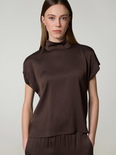 Bild von Blusenshirt aus Satin ALARIA