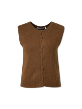 Bild von Strickgilet mit Alpaka