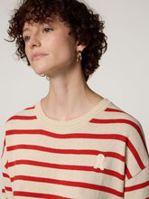 Bild von Strickshirt mit Leinen