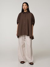 Bild von Leinenhose mit weitem Bein