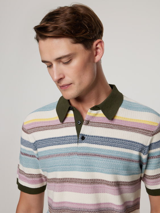 Bild von Strick-Poloshirt im Regular Fit