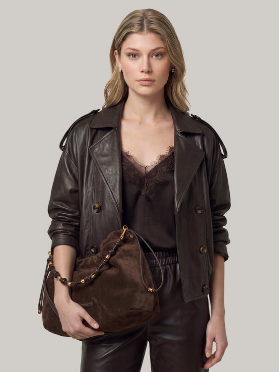 Image sur Veste en simili cuir