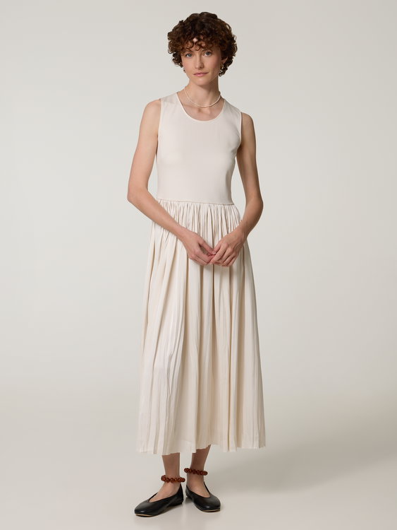 Image sur Robe mi-longue en coton