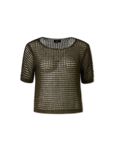 Image sur Pull en maille ajourée