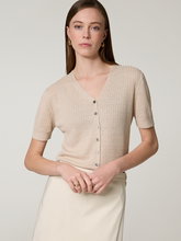 Bild von Strickshirt aus Leinen