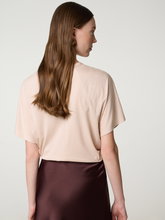 Image sur T-shirt en soie