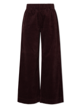 Image sur Pantalon en velours côtelé à jambes larges