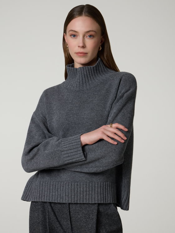 Bild von Strickpullover aus Woll-Mix