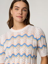 Bild von Strickshirt mit Lochmuster