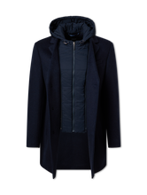 Image sur Manteau en laine avec encolure