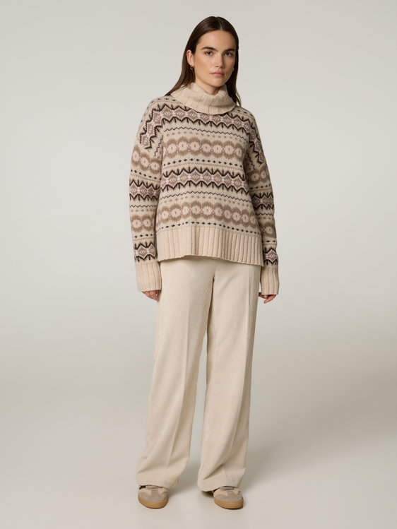 Bild von Cordhose mit weitem Bein