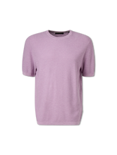 Image sur Pull en maille avec du lin