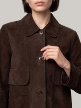 Bild von Lederjacke aus Veloursleder