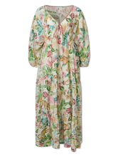 Image sur Robe longue en mélange de soie