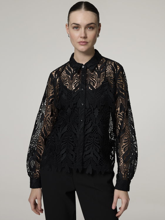 Bild von Hemdbluse aus Spitze