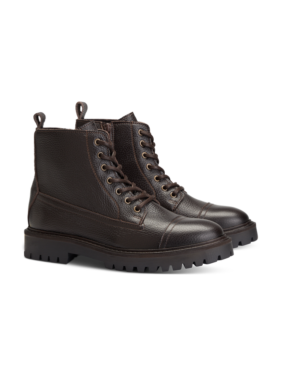 Bild von Schnürstiefel aus Leder