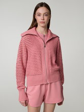 Bild von Strickjacke mit Rollkragen