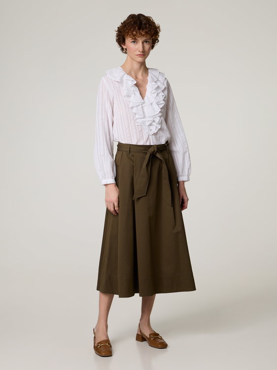 Bild von Midijupe aus Baumwolle