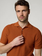 Bild von Strickpoloshirt aus Baumwolle