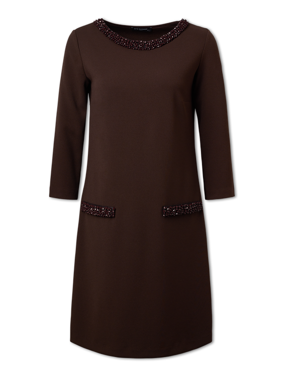 Bild von Midikleid mit Schmucksteinen