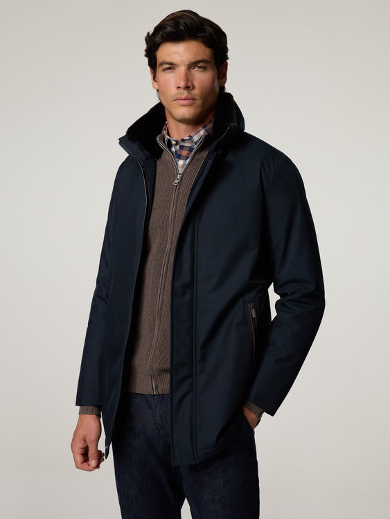 Image sur Veste avec col en fourrure