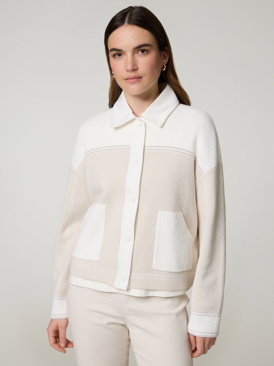 Bild von Strickjacke mit Baumwolle